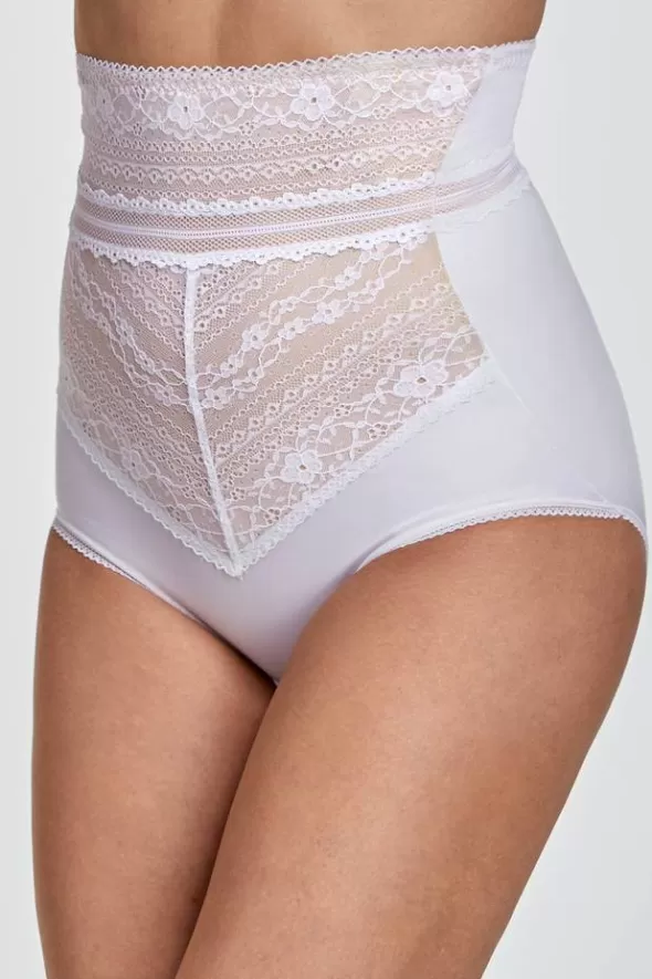 Miss Mary Lace Vision extra hög trosgördel Vit Cheap