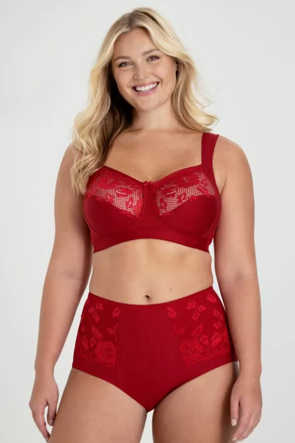 Miss Mary Lovely Lace Support bh Röd Clearance